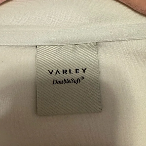 Varley White Zip-Up with Gold Accents - Picture 5 of 12